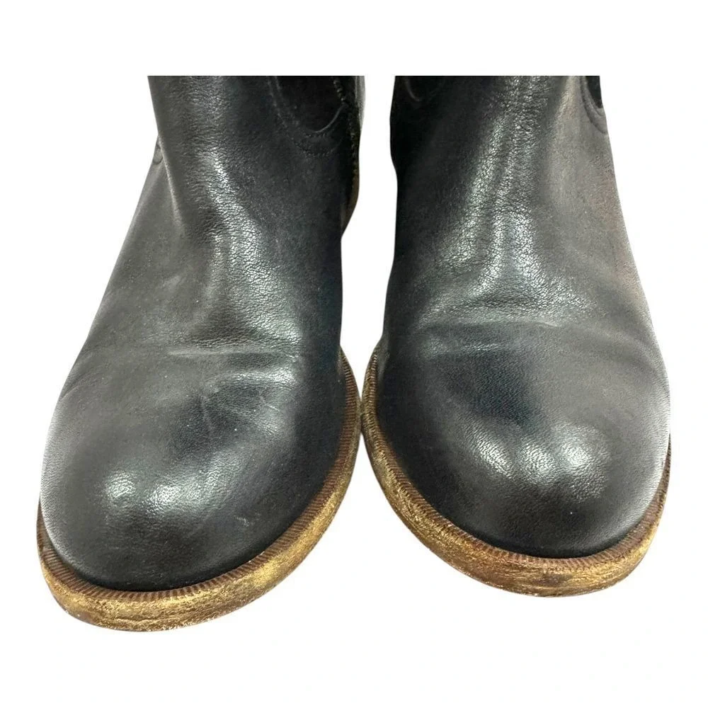 Kork Ease Suede Leather Riding Boot SZ 7 Black